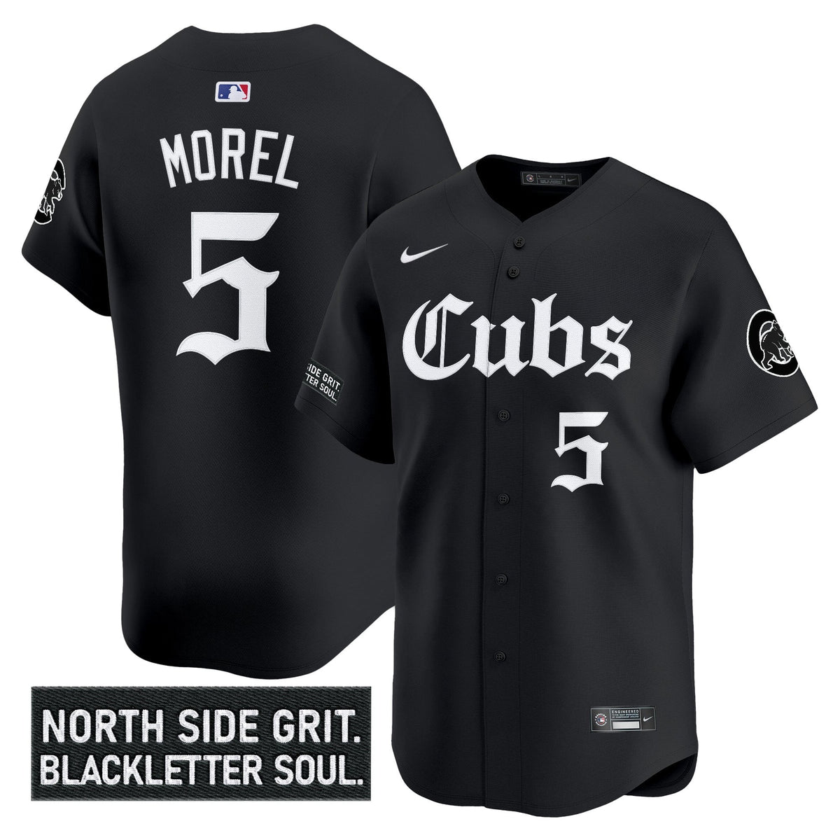 Men's Chicago Cubs 'Gothic North Side Edition' Vapor Premier Limited Jersey - All Stitched
