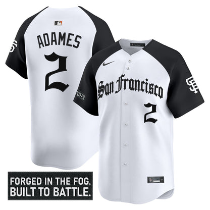 Men's San Francisco Giants 'Gothic Fog Edition' Vapor Premier Limited Jersey - All Stitched