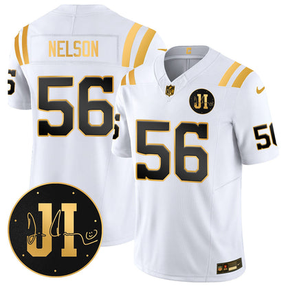 Men's Indianapolis Colts Limited 2025 Jersey - Memorial Patch for Jim Irsay - All Stitched
