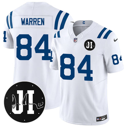 IND Limited 2025 Jersey - Memorial Patch for Jim Irsay - All Stitched-DTD