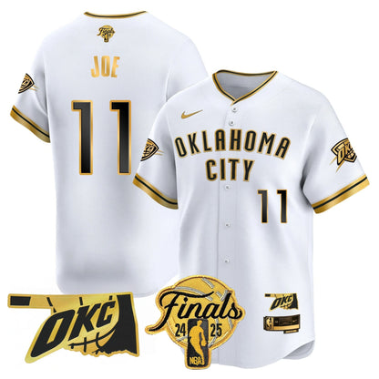OKC Baseball Jersey - Final Patch - All Stitched-DTD