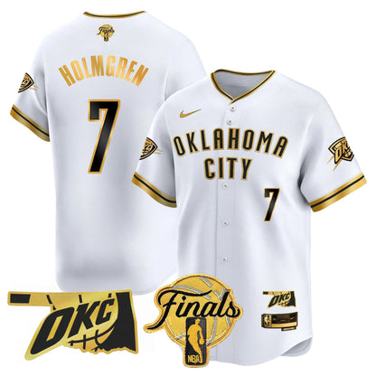 OKC Baseball Jersey - Final Patch - All Stitched-DTD
