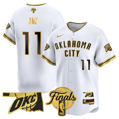 OKC Baseball Jersey - Final Patch - All Stitched-DTD
