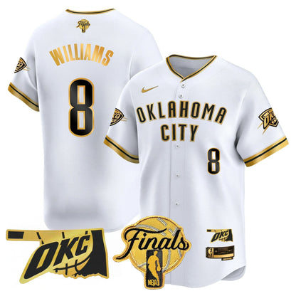 OKC Baseball Jersey - Final Patch - All Stitched-DTD