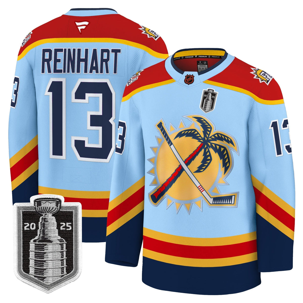 Men's Florida Panthers 2025 Stanley Cup Final Premium Jersey - All Stitched