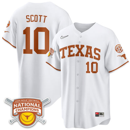 TEX Softball 2025 World Series Champions Limited Jersey - All Stitched-DTD