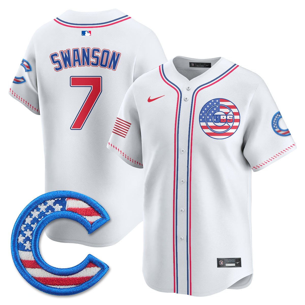 CHC 2025 Fourth of July Jersey - All Stitched-DTD