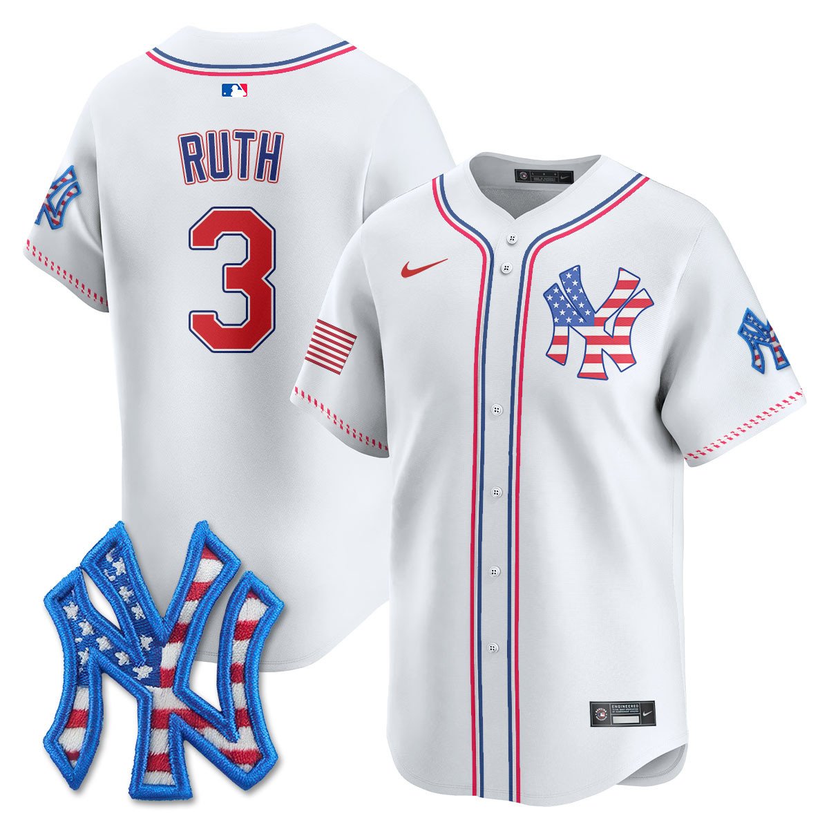 NYY 2026 Fourth of July Jersey - All Stitched-DTD