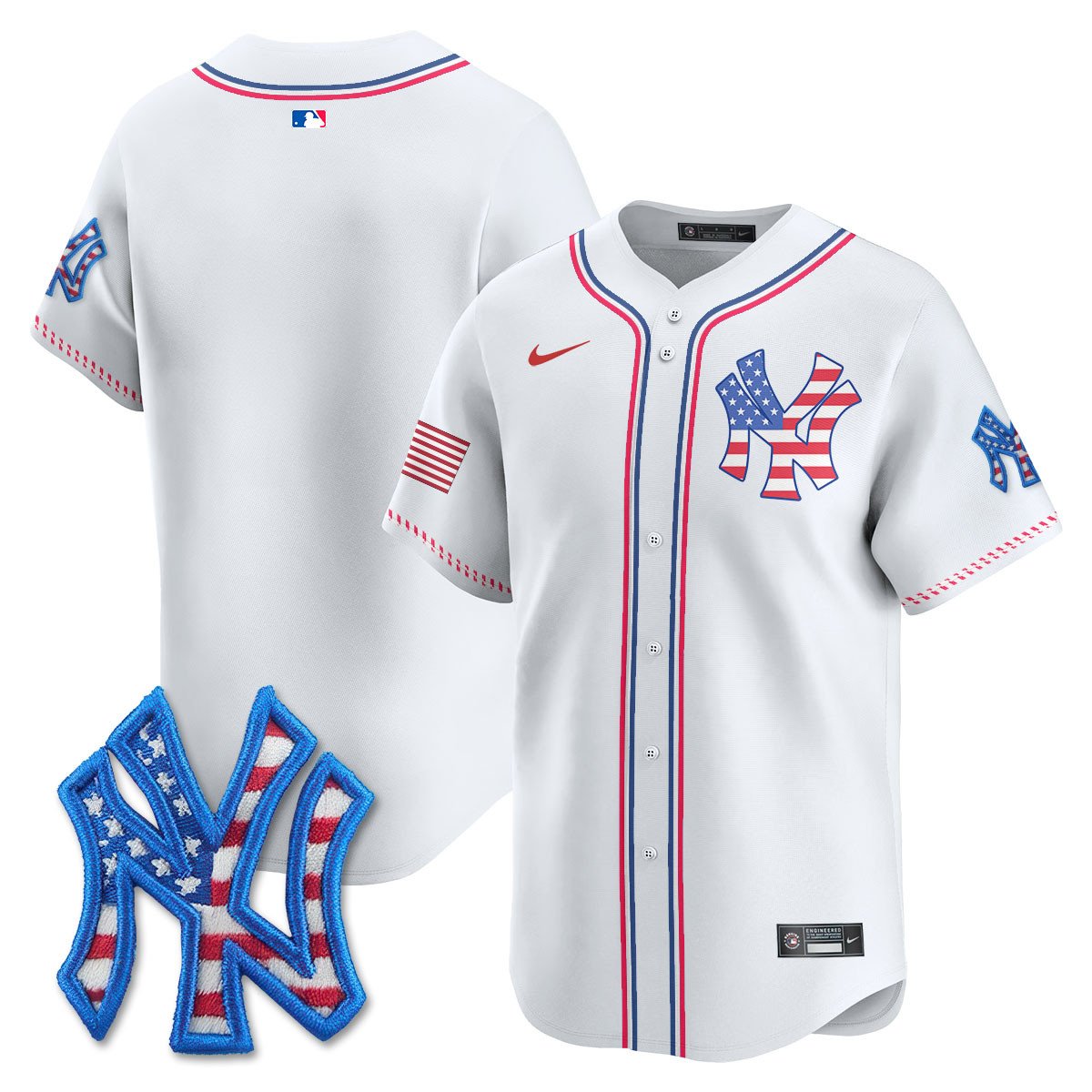 NYY 2026 Fourth of July Jersey - All Stitched-DTD