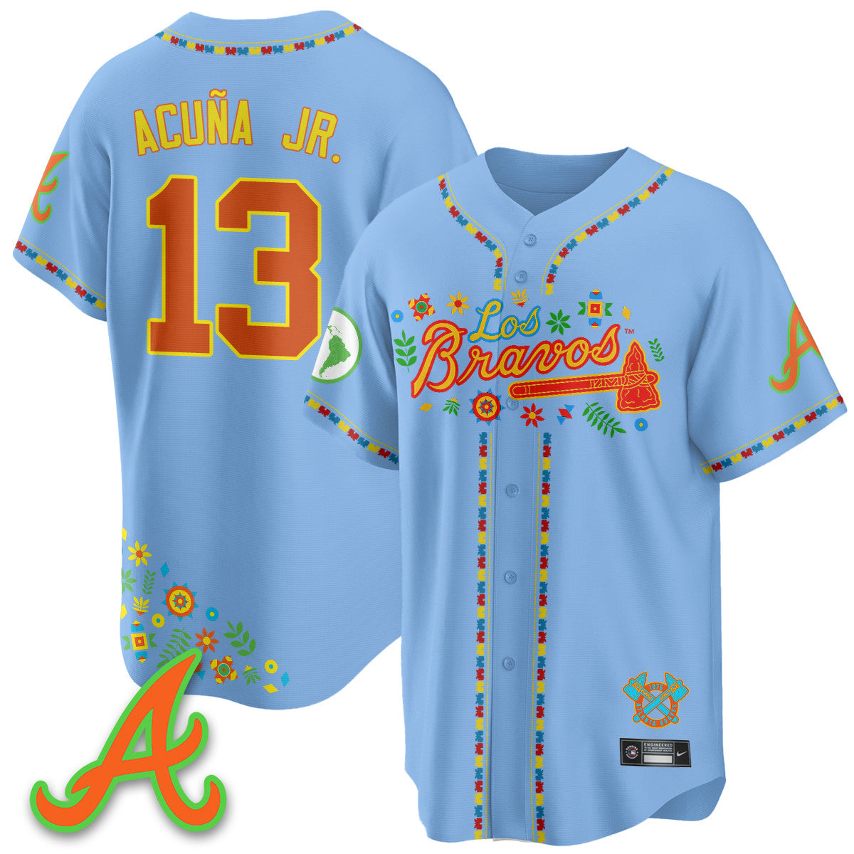 ATL 2025 "Los Bravos" Jersey - All Stitched-DTD