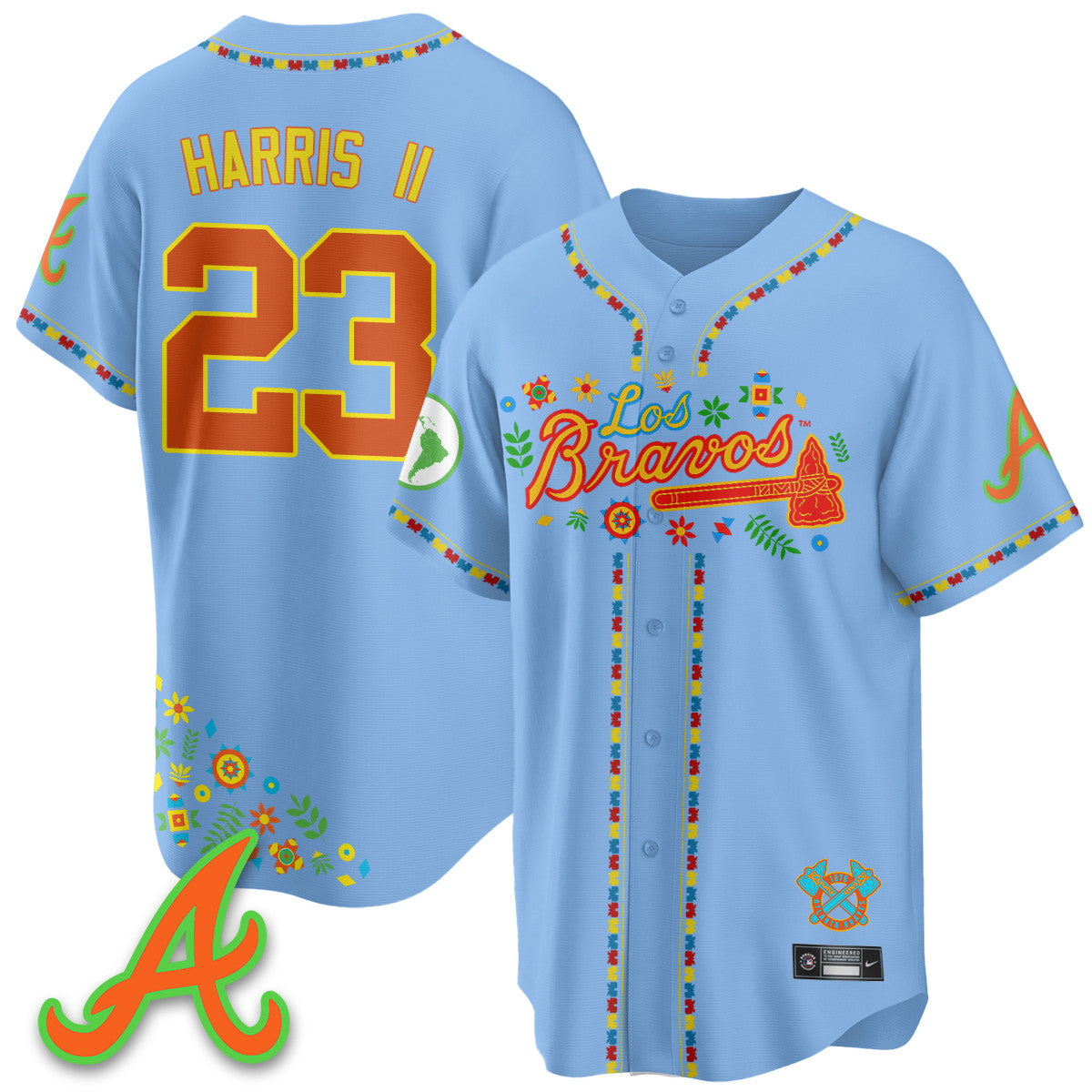 ATL 2025 "Los Bravos" Jersey - All Stitched-DTD