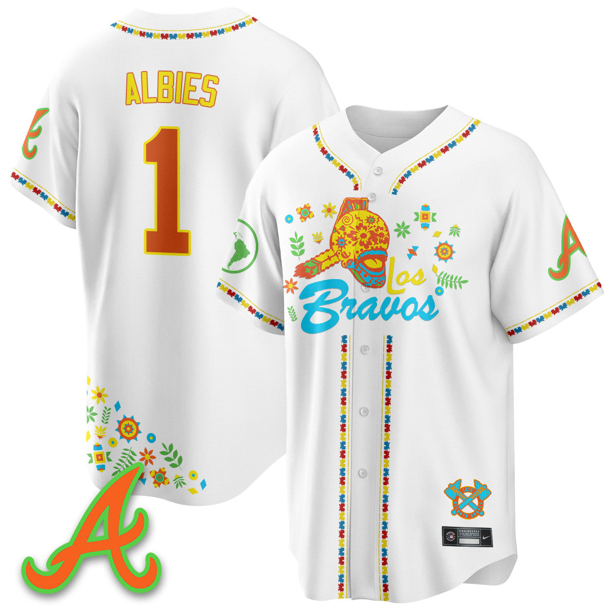 ATL 2025 "Los Bravos" Jersey V2 - All Stitched-DTD