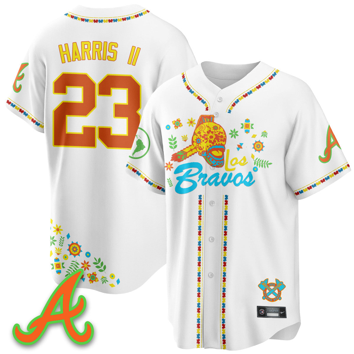 ATL 2025 "Los Bravos" Jersey V2 - All Stitched-DTD