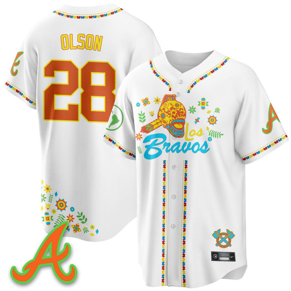 ATL 2025 "Los Bravos" Jersey V2 - All Stitched-DTD