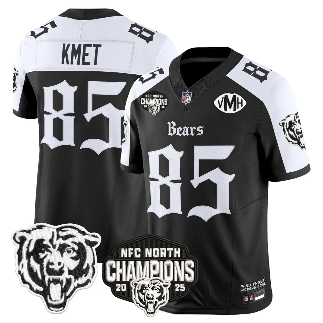 CHI 'Gothic Midway Legacy' NFC North Champions Patch Vapor Limited Jersey - All Stitched-DTD
