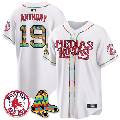 BOS "Medias Rojas" Limited Jersey - All Stitched-DTD