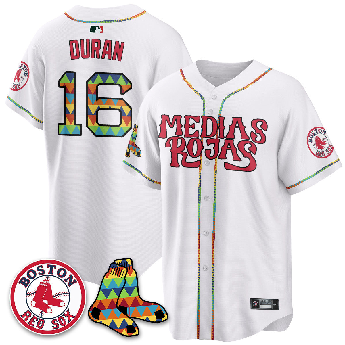 BOS "Medias Rojas" Limited Jersey - All Stitched-DTD