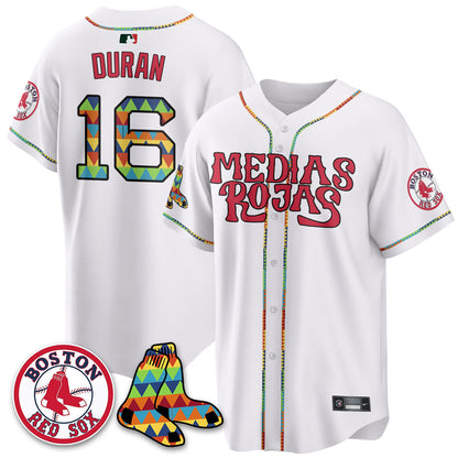 BOS "Medias Rojas" Limited Jersey - All Stitched-DTD