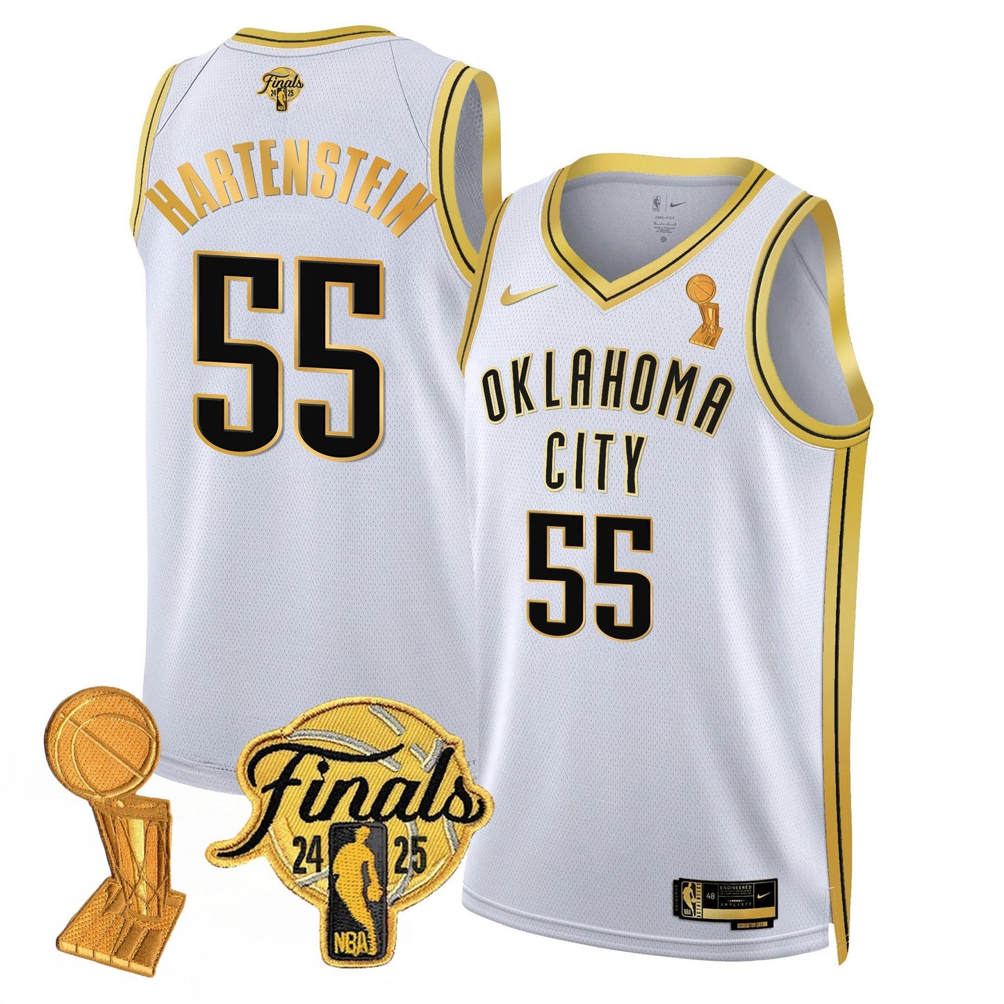 OKC Jersey - Trophy + Final Patch - All Stitched-DTD