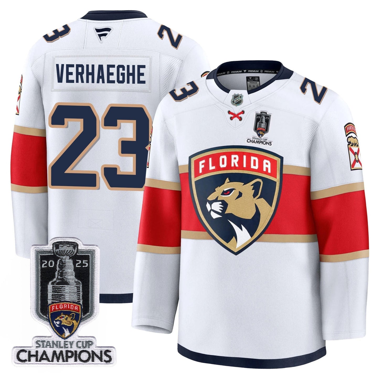 FLA 2025 Stanley Cup Champions Jersey - All Stitched-DTD