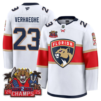 FLA 2025 Stanley Cup B2B Champions Jersey - All Stitched-DTD