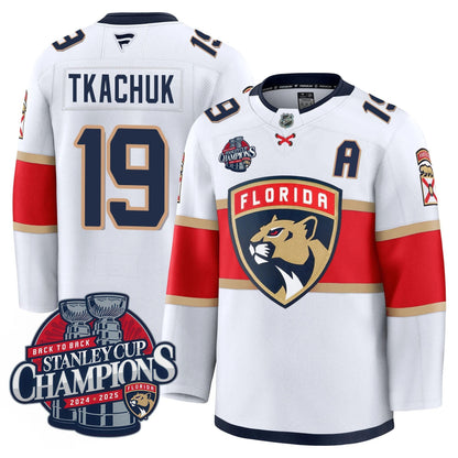FLA 2025 Stanley Cup B2B Champions Jersey N1 - All Stitched-DTD