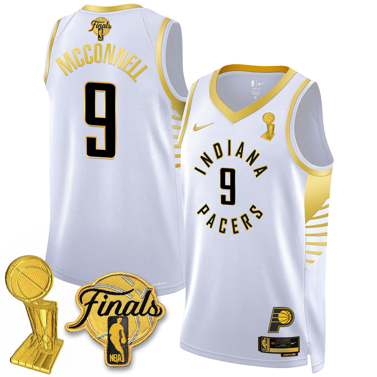 IND Swingman Jersey - Final + Trophy Patch N2 - All Stitched-DTD