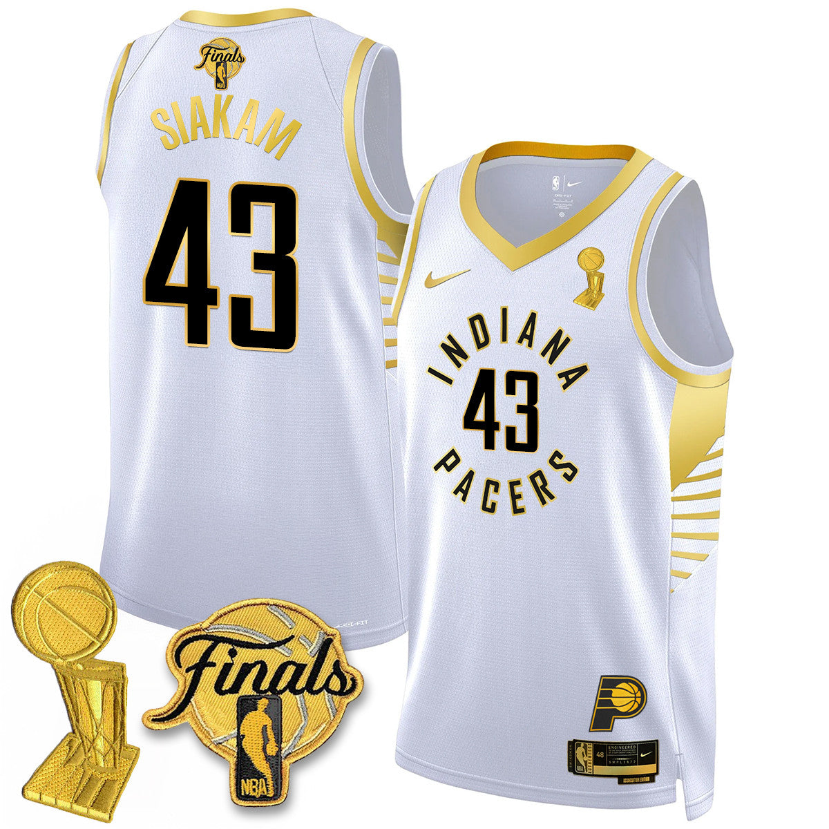 IND Swingman Jersey - Final + Trophy Patch N2 - All Stitched-DTD
