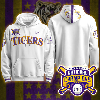 LSU 2025 World Series Champions Limited Hoodie - All Stitched-DTD