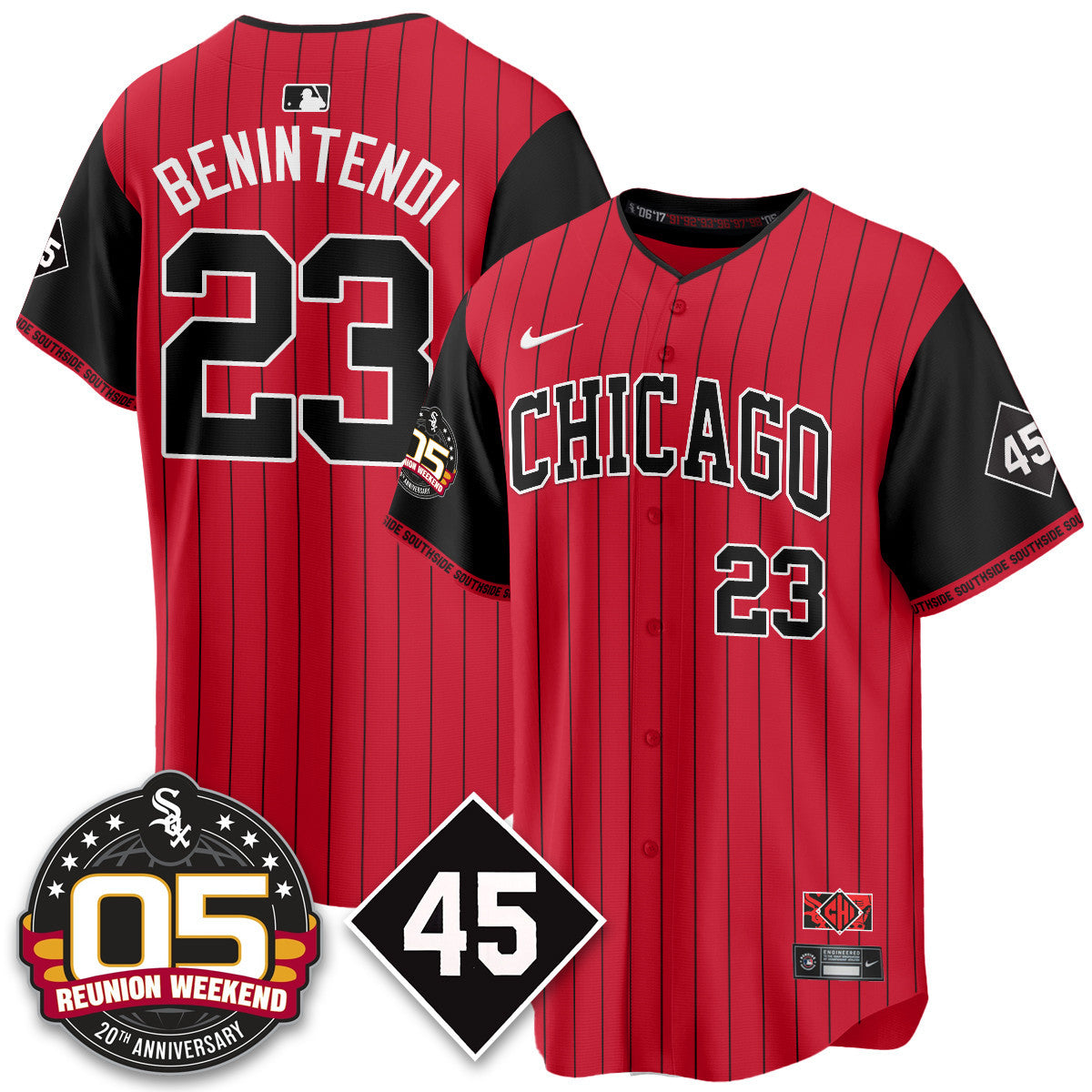 CWS Bobby Jenks 2025 Jersey - Reunion Weekend - All Stitched-DTD