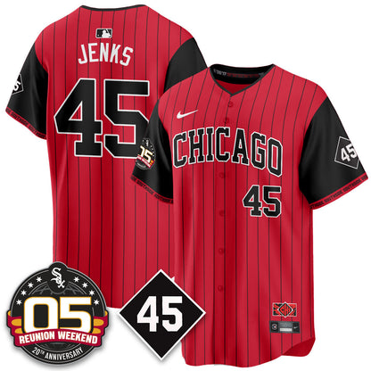 CWS Bobby Jenks 2025 Jersey - Reunion Weekend - All Stitched-DTD