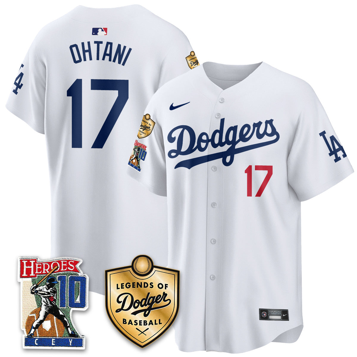 Dodgers Ron Cey "Legends Of Dodgers Baseball" Jersey - All Stitched-DTD