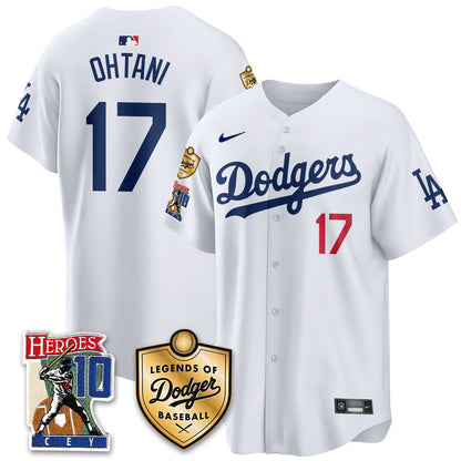 Dodgers Ron Cey "Legends Of Dodgers Baseball" Jersey - All Stitched-DTD