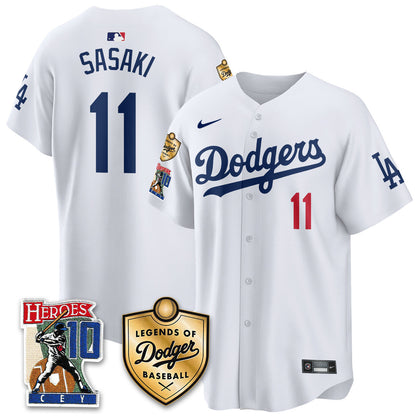 Dodgers Ron Cey "Legends Of Dodgers Baseball" Jersey - All Stitched-DTD
