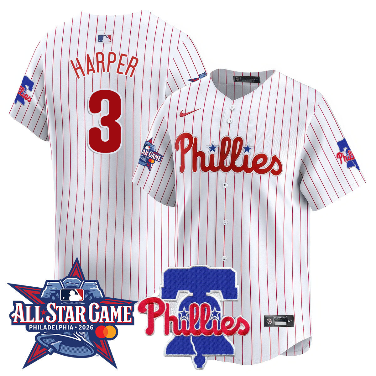 PHI 2026 MLB All-Star Jersey - All Stitched-DTD