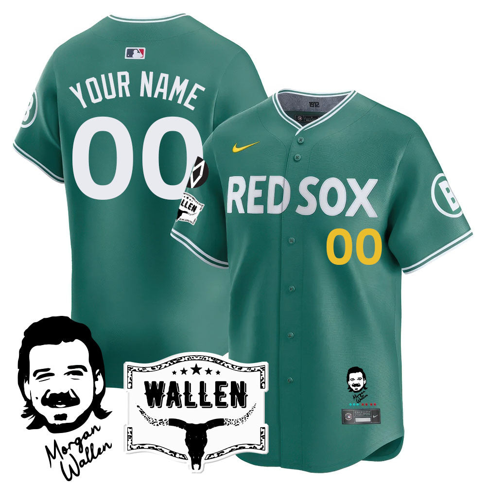 BOS Morgan Wallen 2025 Custom Jersey - All Stitched-DTD