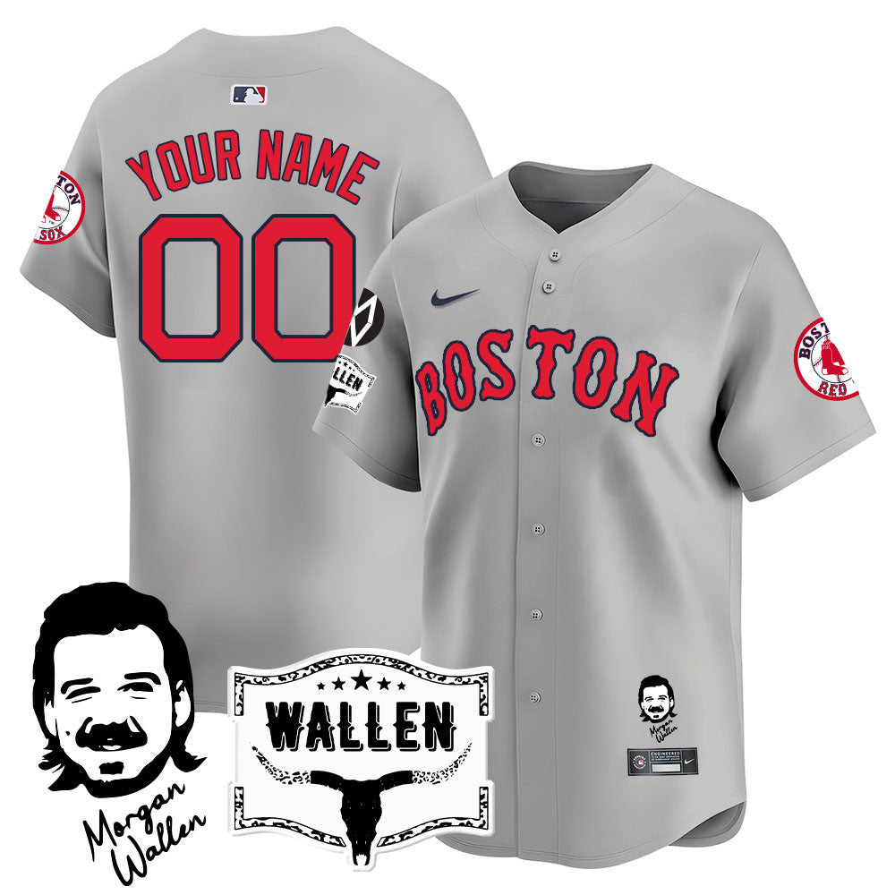 BOS Morgan Wallen 2025 Custom Jersey - All Stitched-DTD