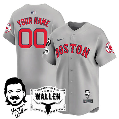 BOS Morgan Wallen 2025 Custom Jersey - All Stitched-DTD