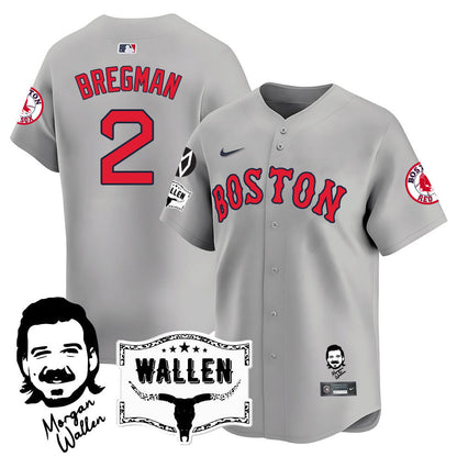 BOS Morgan Wallen 2025 Jersey - All Stitched-DTD