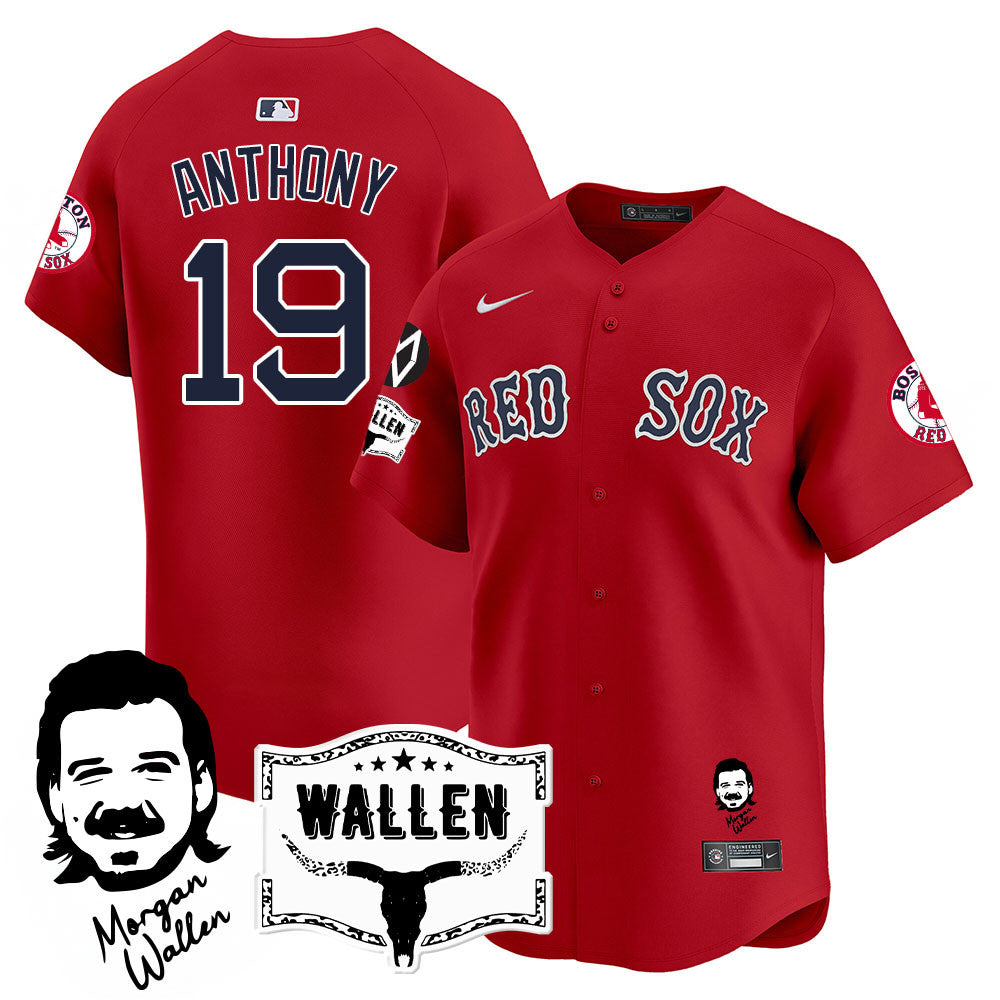 BOS Morgan Wallen 2025 Jersey - All Stitched-DTD