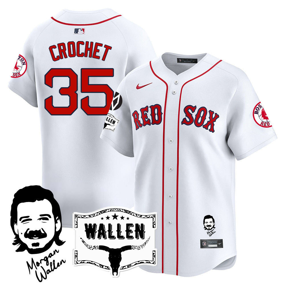 BOS Morgan Wallen 2025 Jersey - All Stitched-DTD