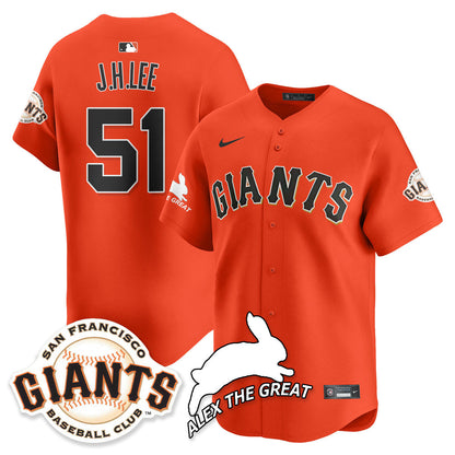 SF "Alex the Great" Rabbit Memories 2025 Jersey - All Stitched-DTD