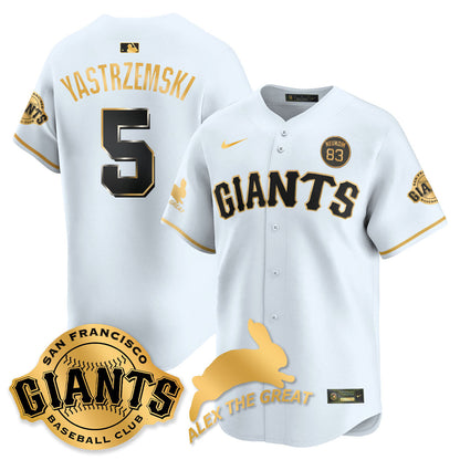 SF "Alex the Great" Rabbit Memories 2025 Jersey - All Stitched-DTD