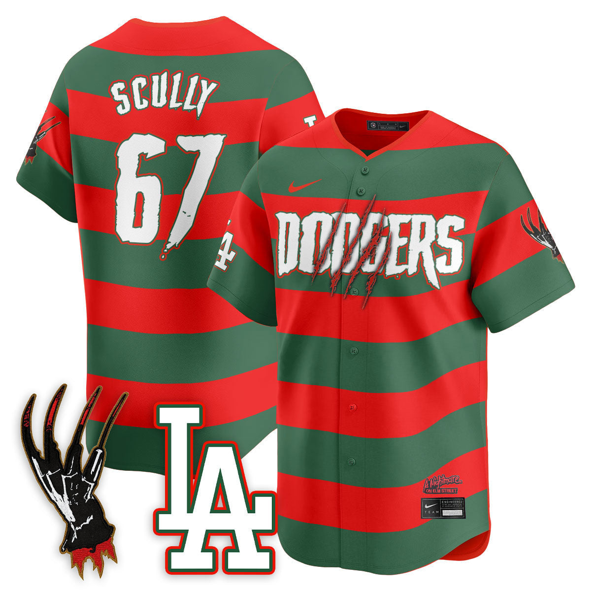 LAD "A Nightmare on Elm Street" Jersey - Stitched-DTD