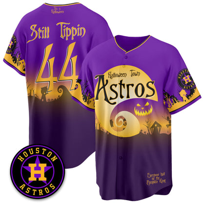 HOU "Halloween Town" Limited Jersey - Stitched-DTD