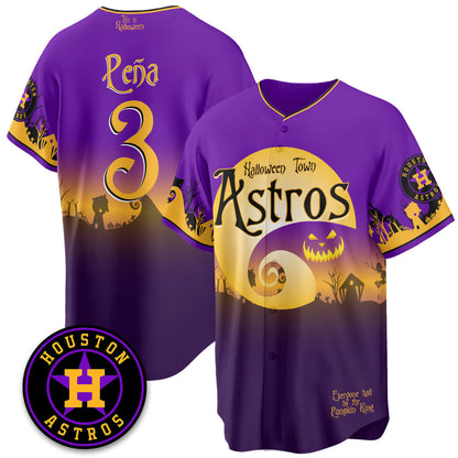 HOU "Halloween Town" Limited Jersey - Stitched-DTD