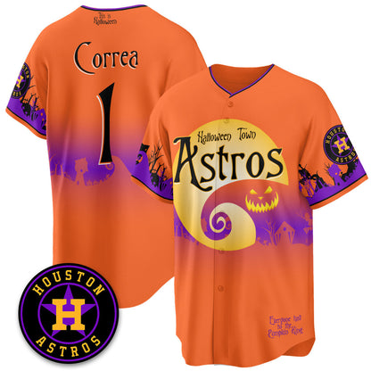 HOU "Halloween Town" Limited Jersey - Stitched-DTD