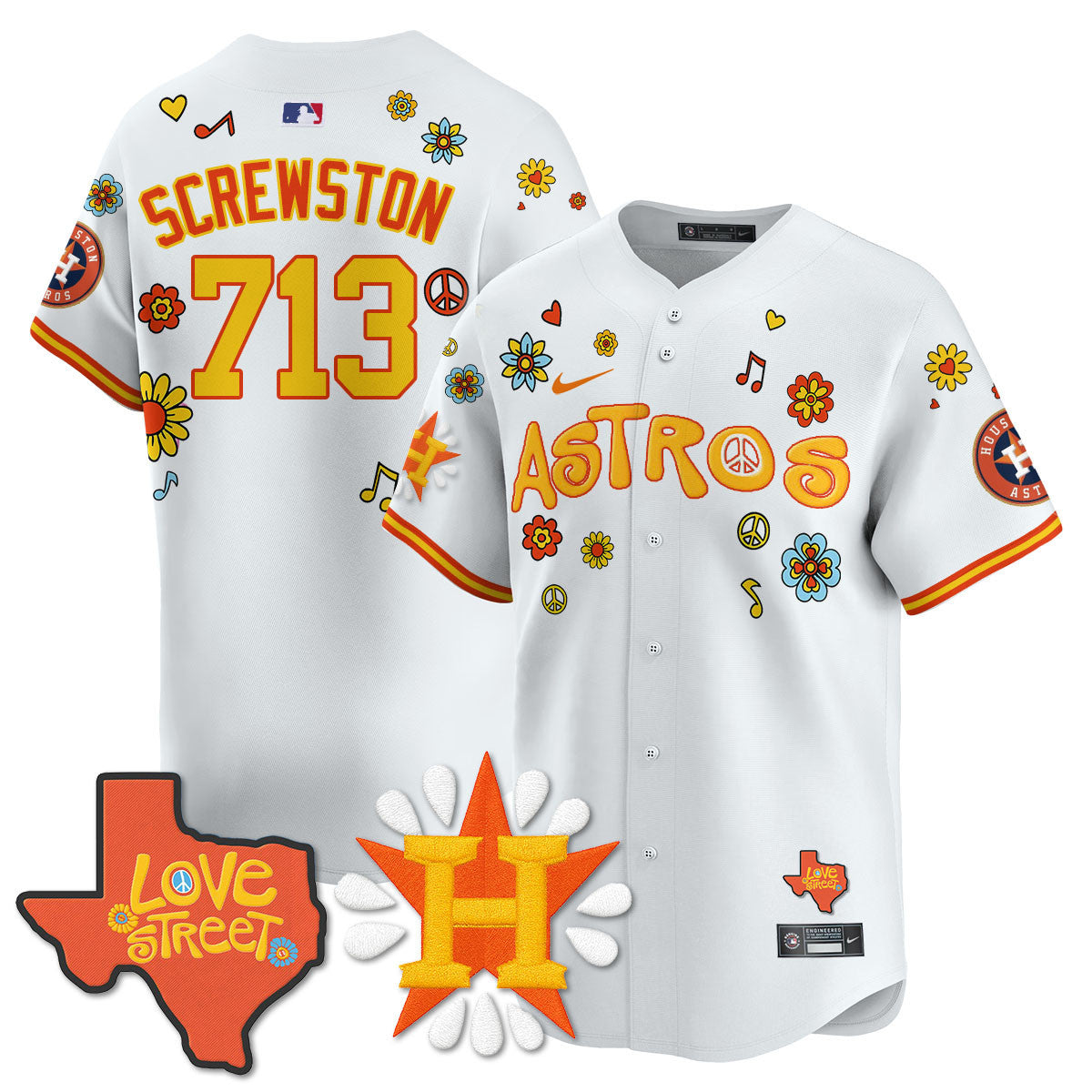 HOU "Love Street" Limited Jersey - All Stitched-DTD