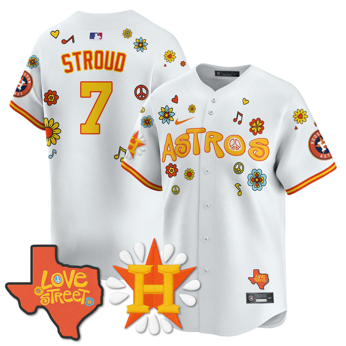 HOU "Love Street" Limited Jersey - All Stitched-DTD