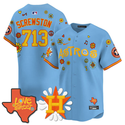 HOU "Love Street" Limited Jersey - All Stitched-DTD